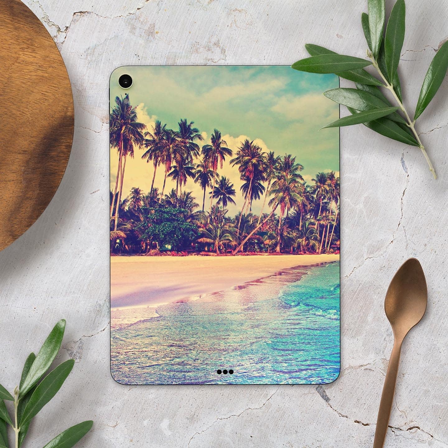 DesignSkinz - Dreamy Beach Full-Body Wrap Decal Protective Skin-Kit Compatible with Apple iPad Pro 11” (A2228/A2068) image 4