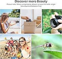Vista 7 de Lente gran angular para Sony ZV1 ULANZI WL-1 ZV1 0.709 in gran angular/10X Macro 2 en 1 lente adicional para cámara Sony ZV1/RX100 VII