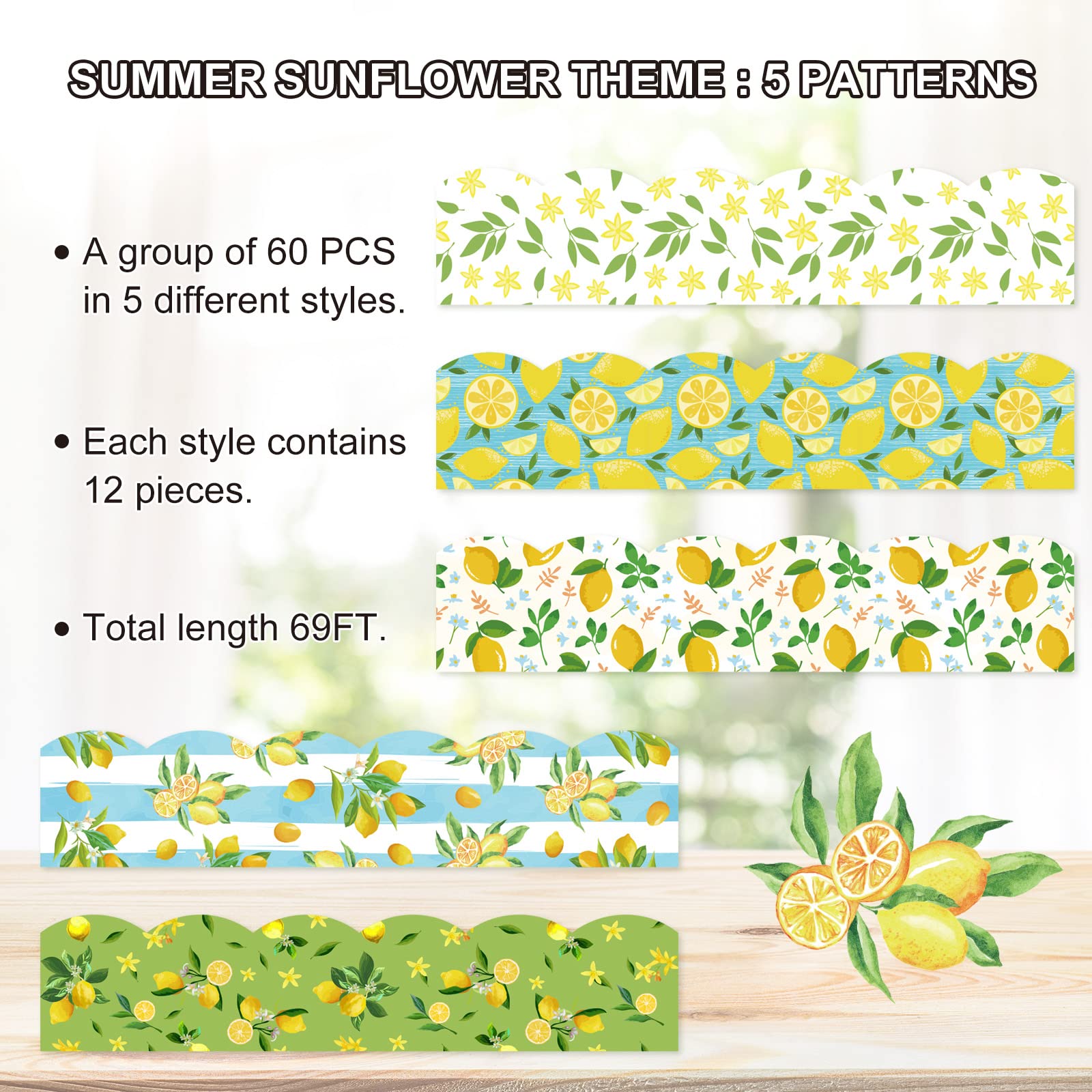 amazon-com-whaline-69ft-summer-bulletin-board-border-watercolor-lemon-decoration-borders-greenery-leaves-lemon-trim-border-bulletin-board-stickers-for-summer-school-classroom-office-party-decoration-office-products