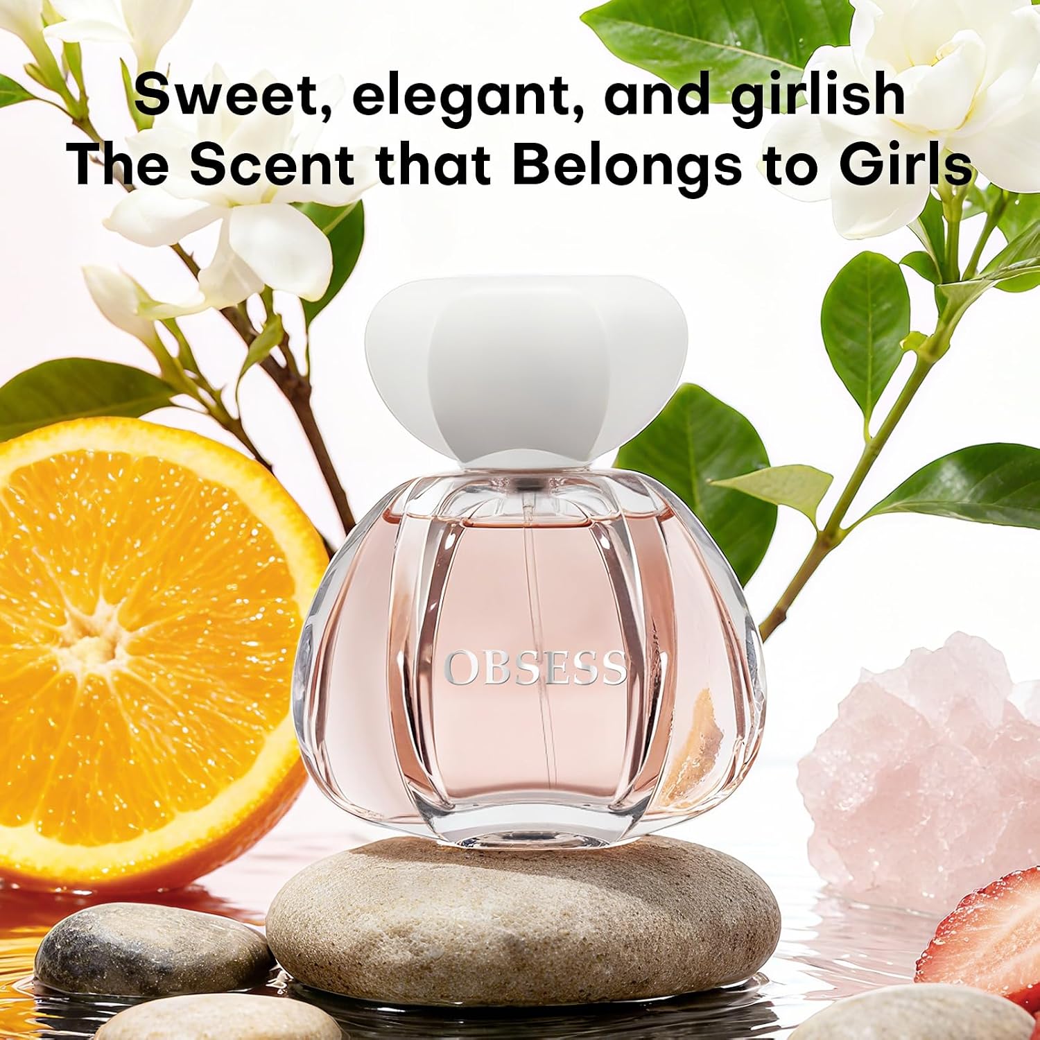 ZUOFUN Perfume for Women, Inspired by Y.S.L M.o.n Paris Eau de Parfum Long-Lasting Chypre Fruity Fragrance,Ideal for Girlfriend,Wife,Mom, 3.4 Fl oz