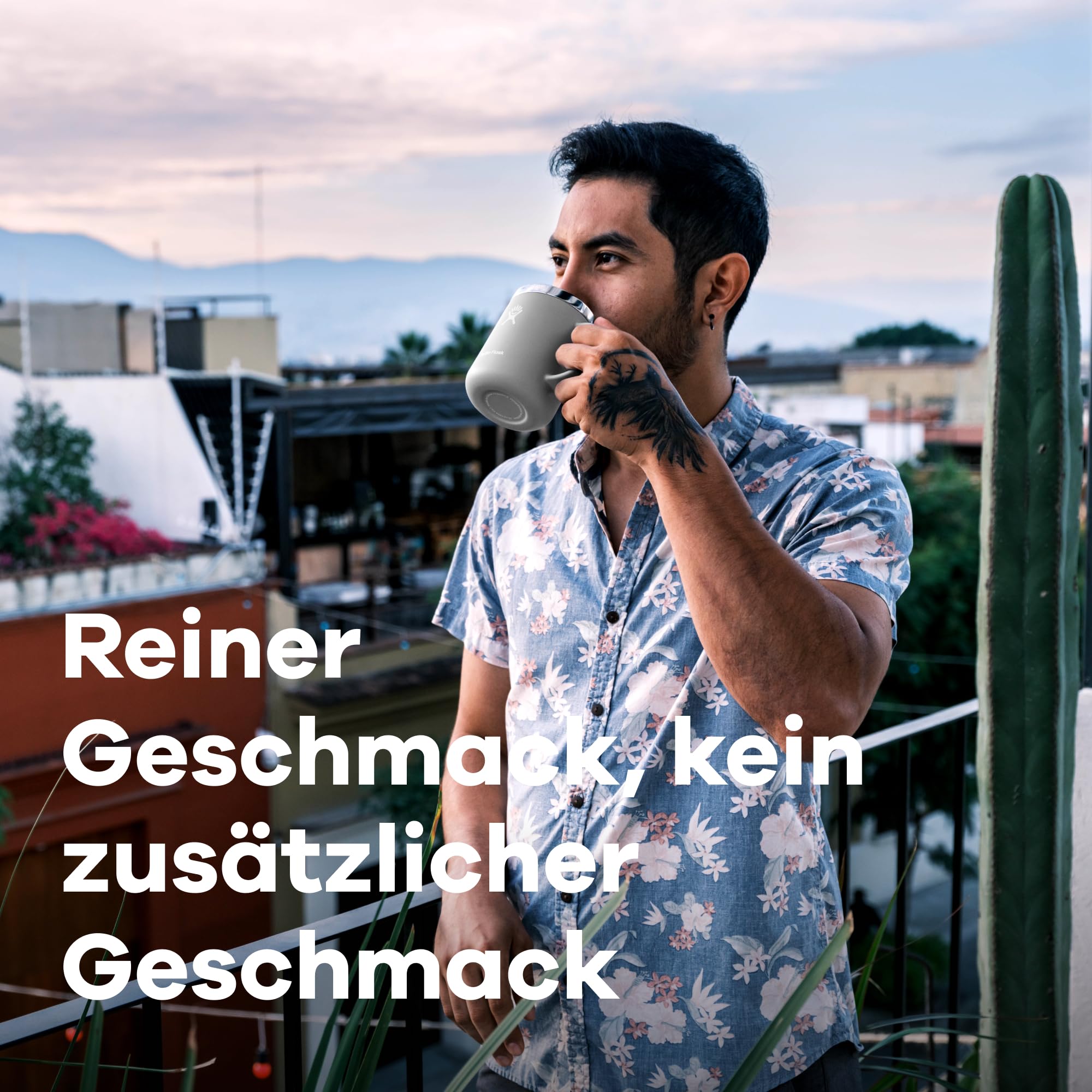 HYDRO FLASK - Coffee mug - Kaffeebecher 354ml (12 oz) - Vakuumisolierter Thermobecher aus Edelstahl - Isolierbecher mit Griff & Steckdeckel - Spülmaschinenfester Kaffeebecher - Trillium