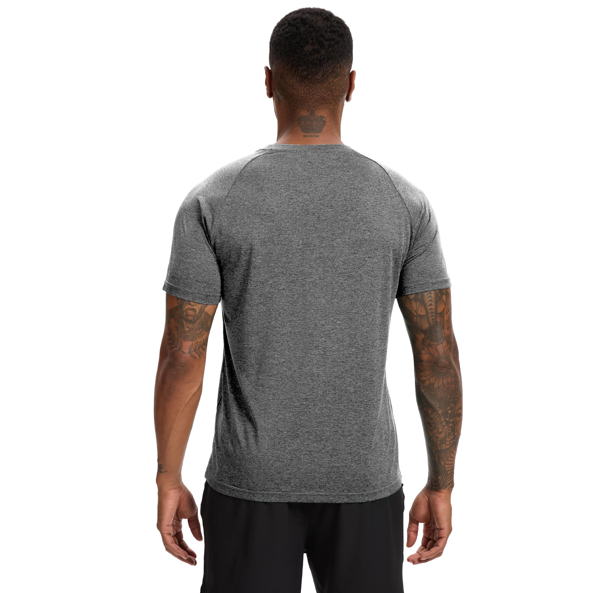 Camisetas de entrenamiento 7/5/3 para hombre, de secado rápido, absorben la humedad, para gimnasio, atletismo, ejercicio, correr, manga corta