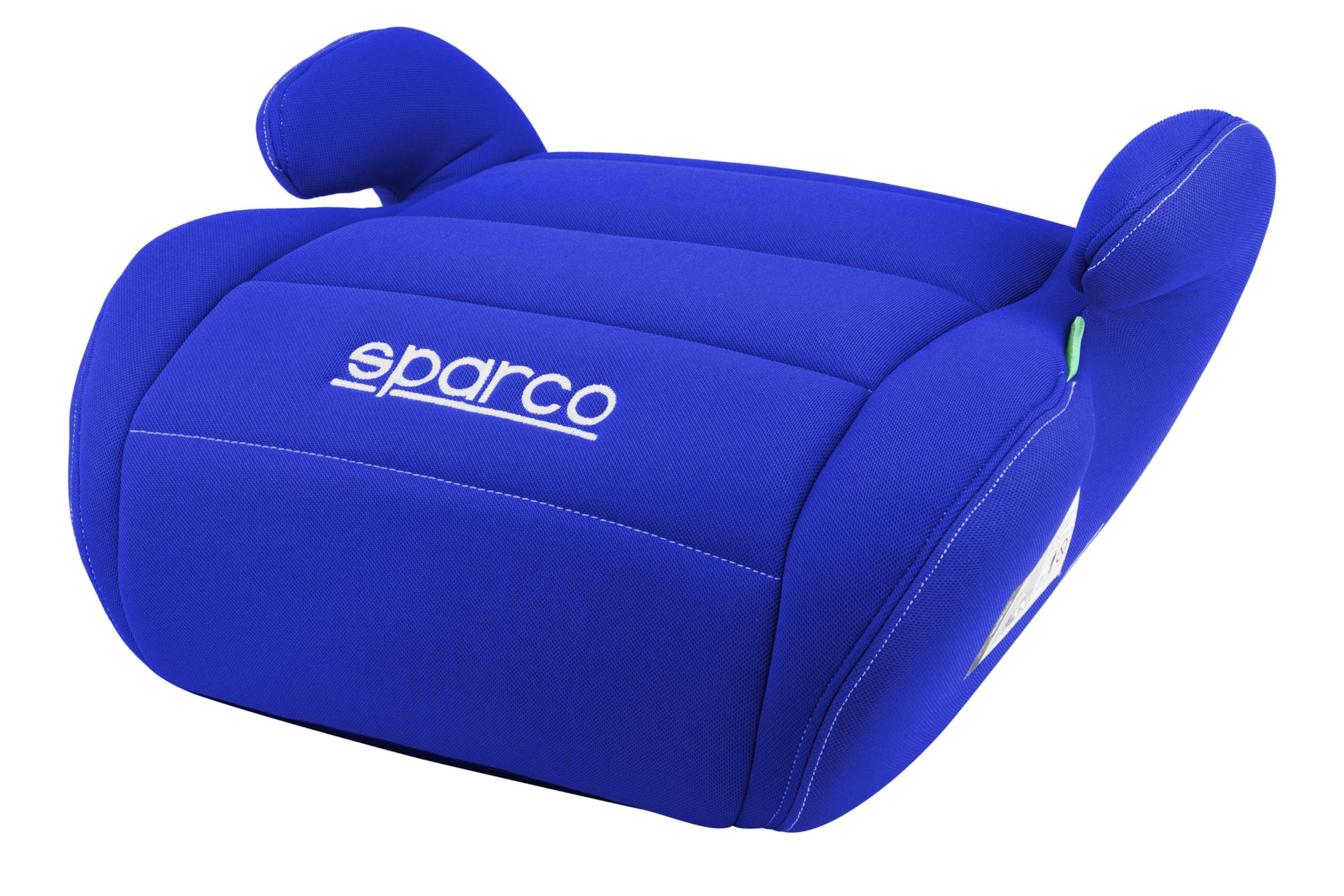 Sparco Rialzo per seggiolino auto blu i-Size per bambini e bambine. Approvato ECE R129/03 125-150 cm. Con rivestimento lavabile di 3 cm. Realizzato in ABS ad alta resistenza