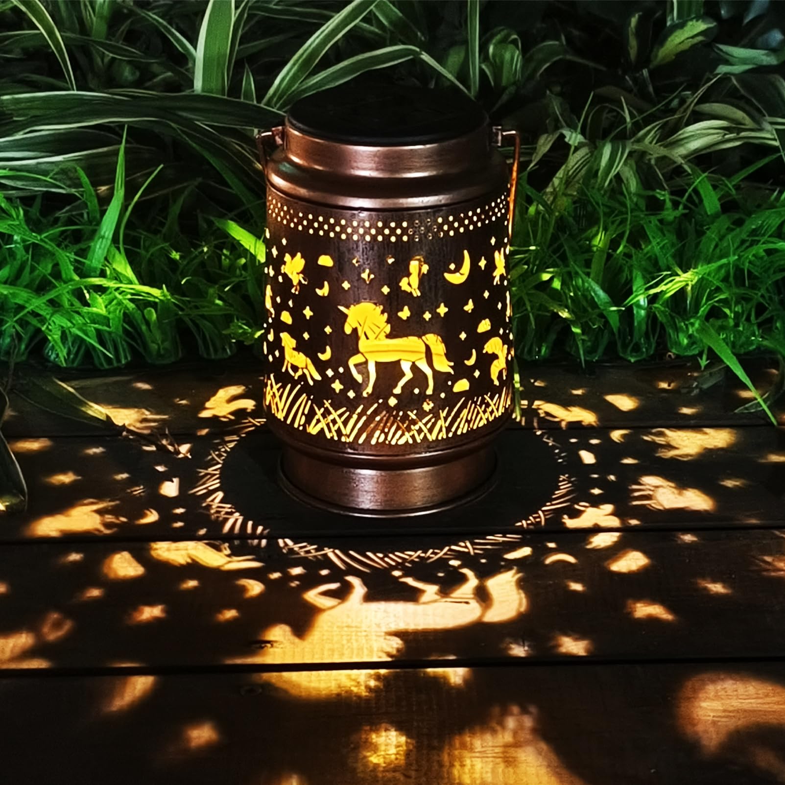Unicorn Solar Light Outdoor Waterproof Hanging Decoration