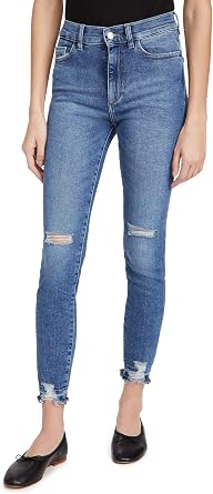 DL1961 Womens Farrow Skinny-high Rise Instasculpt Ankle Leg Jean