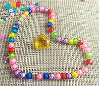 Vista 7 de Ball 400pcs Transparent 8mm Beads Crystal Spacer Beads, Round Beads Inside for Jewelry Making (Ball-Mixed)