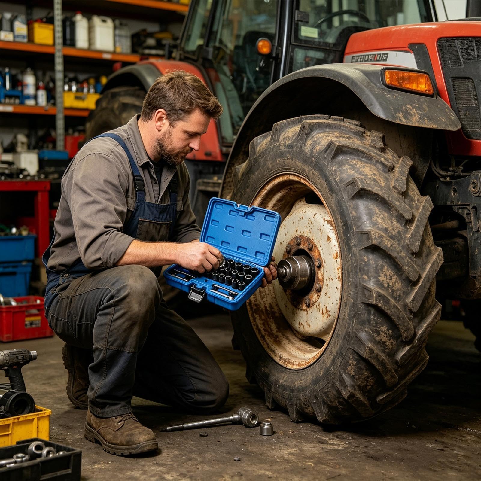 Schraubenausdreher-Set Universelles Mutternentfernungswerkzeug 33-teilig | Radmuttern-Entfernungsset Für festgerostete Verbindungselemente Motorrad Chassis Werkstatt
