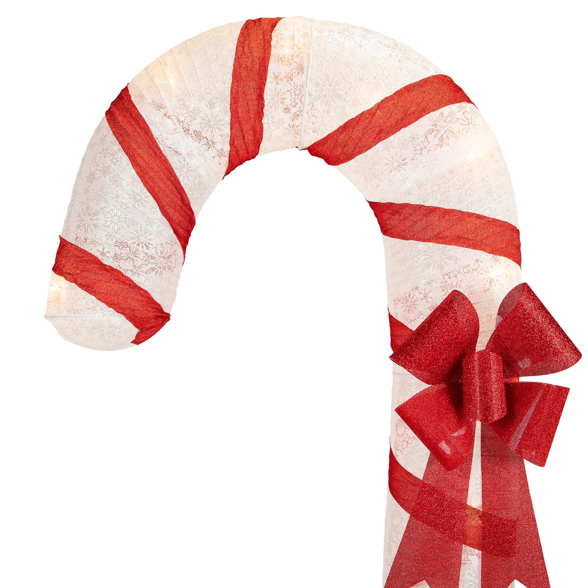 Amazon.com: 6 Ft Pre-Lit Red & White Striped Candy Cane Yard