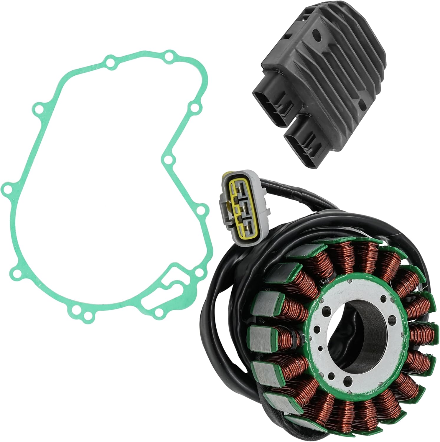 Caltric Stator Regulator Rectifier and Gasket Compatible with Can-Am Renegade 800 800R EFI 2010-2015 / Renegade 1000 1000R EFI 2012-2016