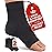 KEMFORD Ankle Compression Sleeve - 1-Pair, Plantar Fasciitis Braces - Open Toe Compression Socks for Swelling, Sprain, Neuropathy, Foot Arch Support for Men and Women - 20-30mmhg, 2XL, Black