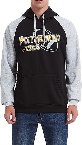 Miniatura 9 de RZUO Men Women Unisex City Classic Football Embroidery Sweatshirt Jersey Apparel Pullover Hoodie