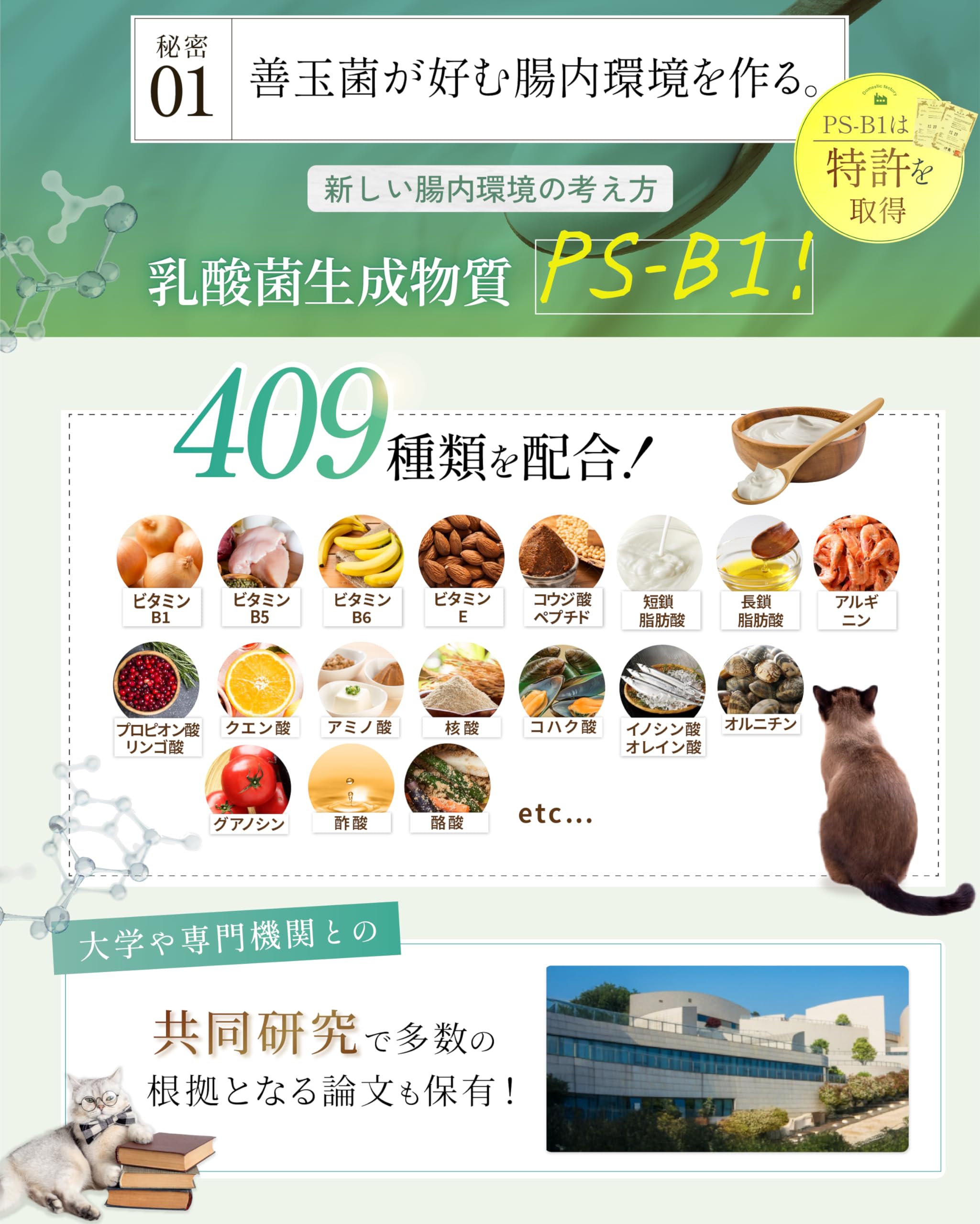 mu4757 ここにゃぶる　猫用健康補助食品　60粒　x3 Amazon.co.jp: ここにゃぶる 猫 犬 乳酸菌 サプリ W獣医監修 栄養409種