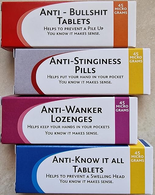 Joke Prank Fun Medication Pills Funny 4 Styles of Boxes Party Presents Gift Easter Fun Fill with your own Sweets £7.99 April Fools fun