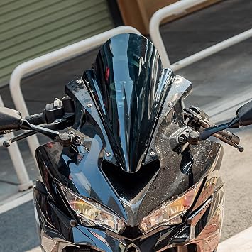 Motorcycle Windshield Windscreen for Ninja ZX-4R ZX-4RR ZX4R ZX4RR 2023 2024 2025 2026 ZX-25R ZX25R 2020-2024 Front Fly Screen Wind Visor Deflector Smoke