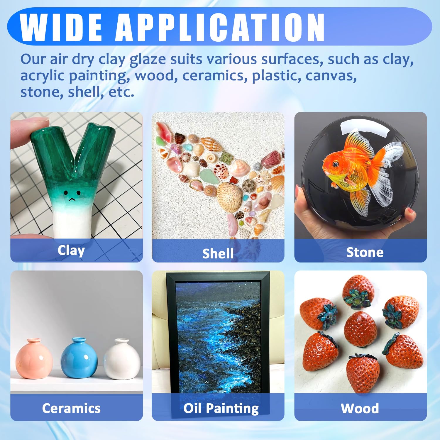 120ml Air Dry Clay Varnish | Air Drying Clay Glaze Clay Gloss | Air Dry Clay