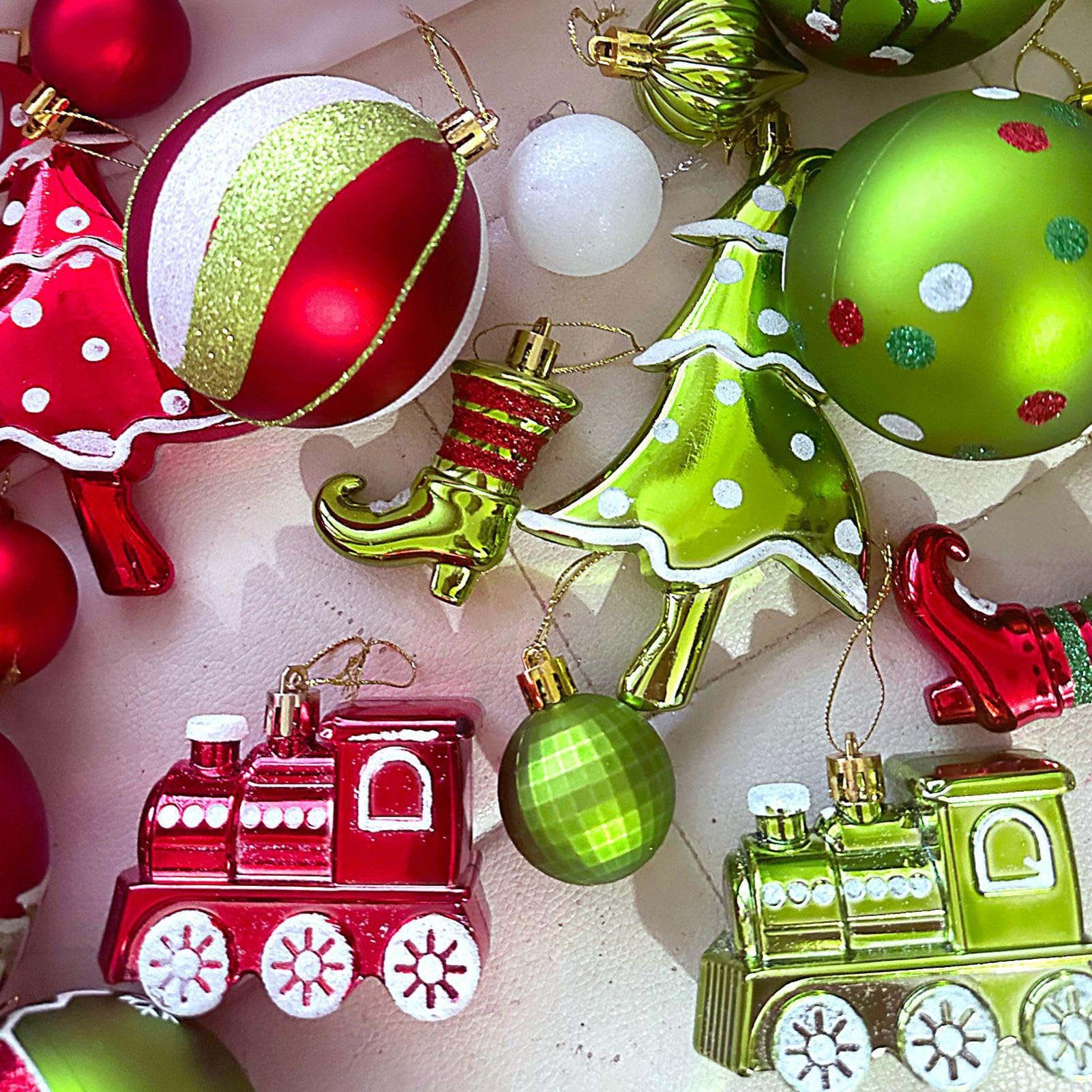 Bolas De Árbol De Navidad Juego A Prueba De Roturas | De Árbol De Navidad Irrompible Para Bodas Y De Interior Y Exterior, Para Árbol, Corona, Chimenea Y Mesa