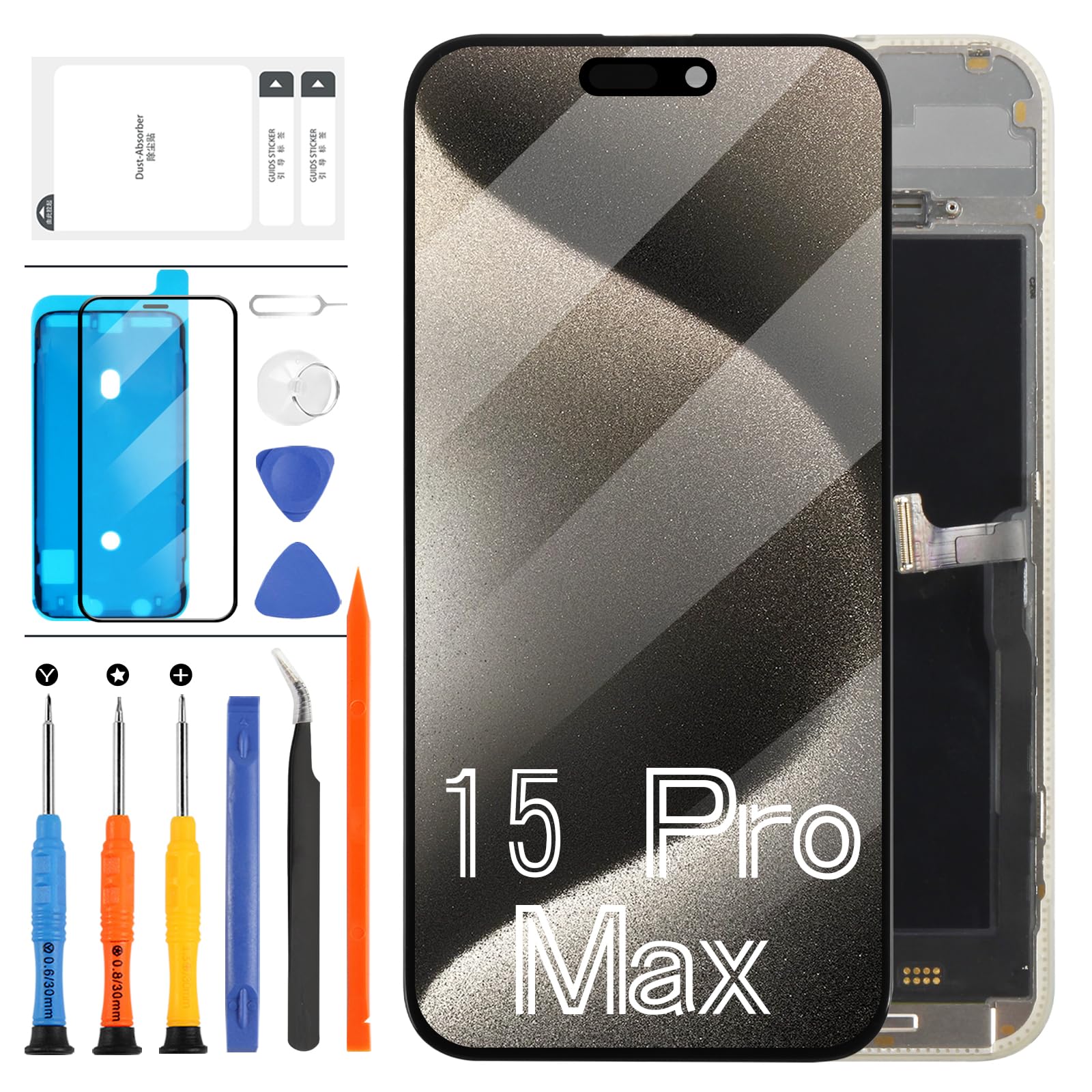 Schermo IPhone XS Max LCD Digitizer Grado A Incell – Nero – Ricambio Nuovo