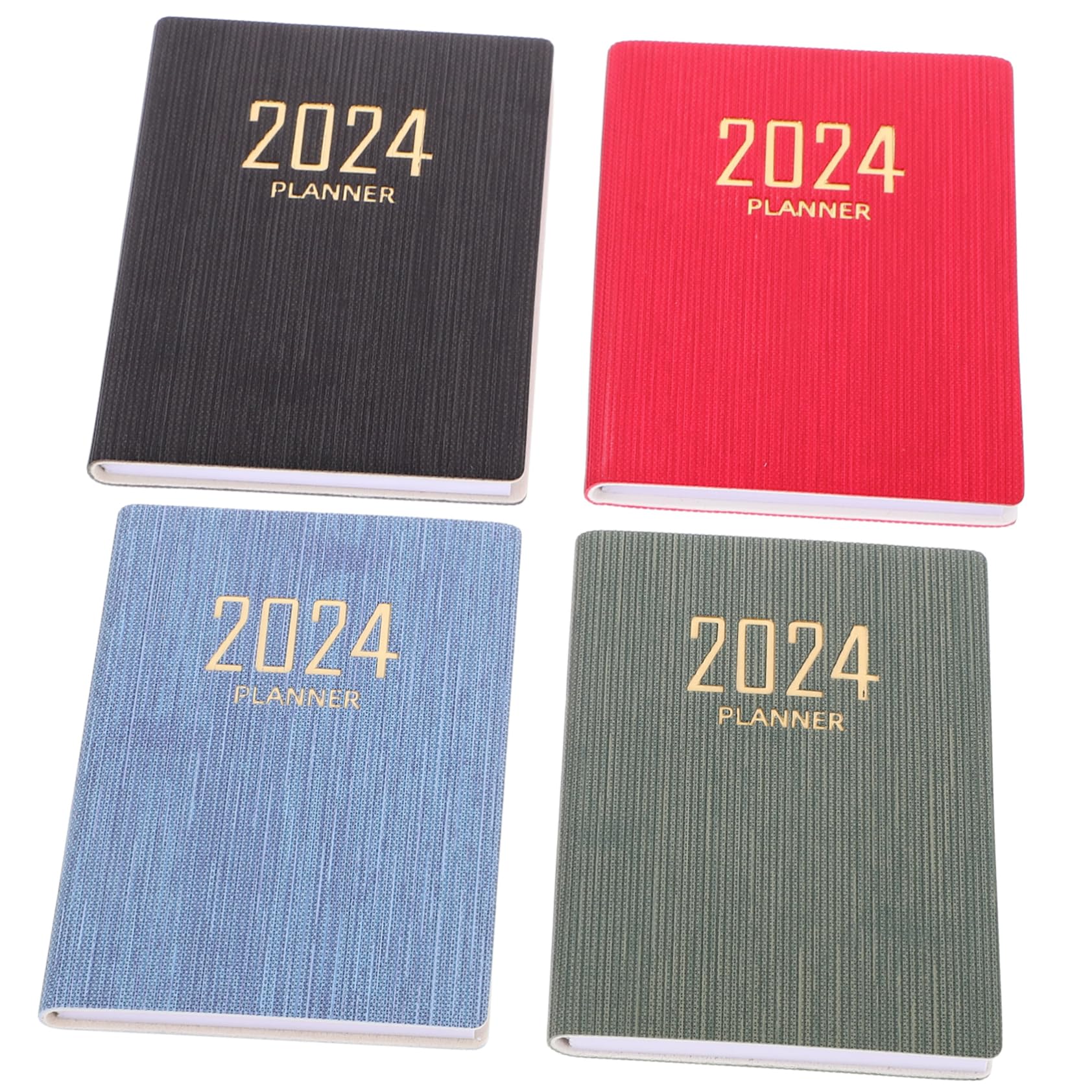 Housoutil 4 set Agenda Giornaliera Quaderno A Righe Quaderno Tascabile Con Fessure Blocco Note Per La Pianificazione Giornaliera Quaderno Punteggiato Per Appunti Di Riunioni 4 pezzi*4