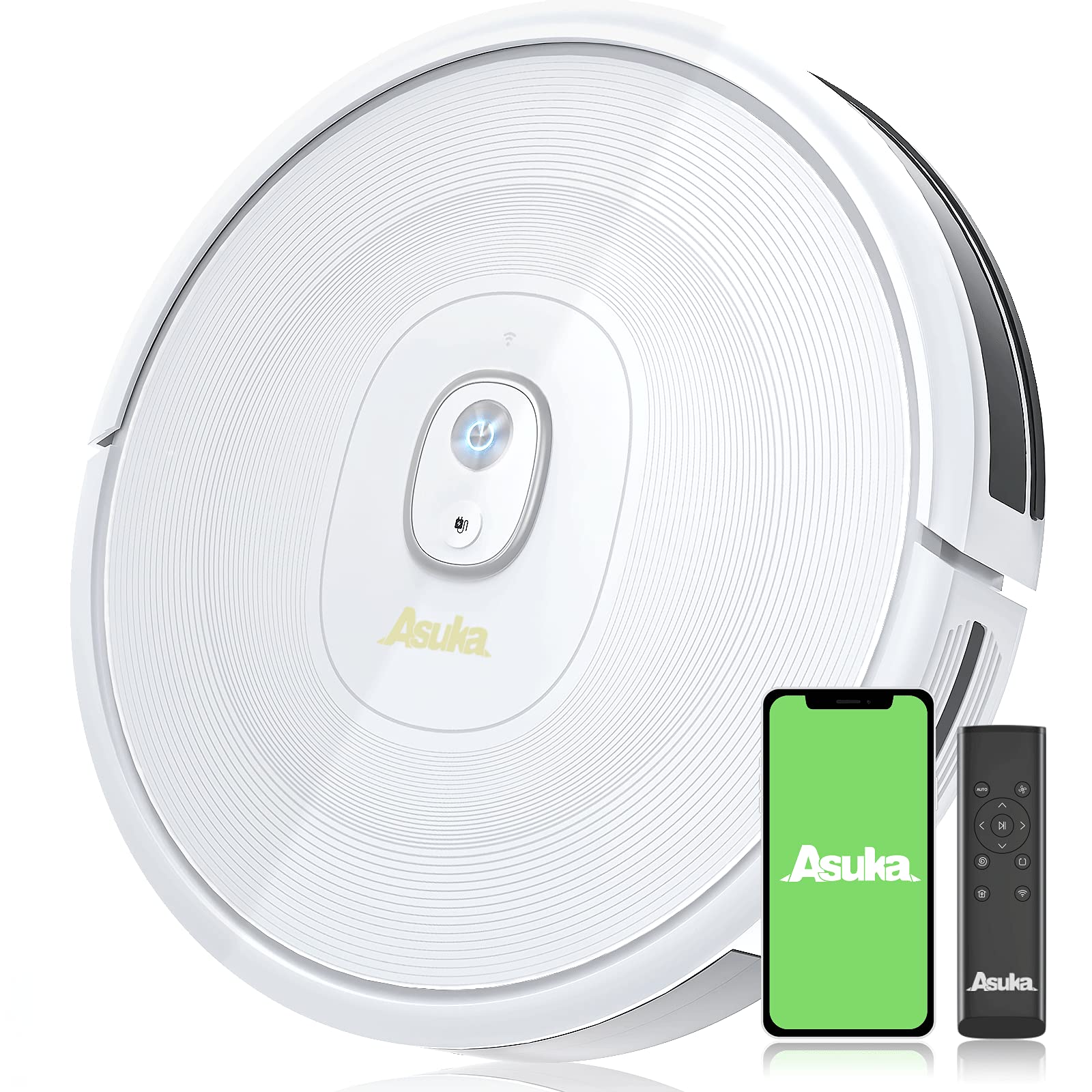 Sponsored Ad - Asuka Robot Vacuum Cleaner S1 - Quite Robotic Vacuum Cleaner No-Go Areas 2000Pa Slim Design Robot Vacuums C...
