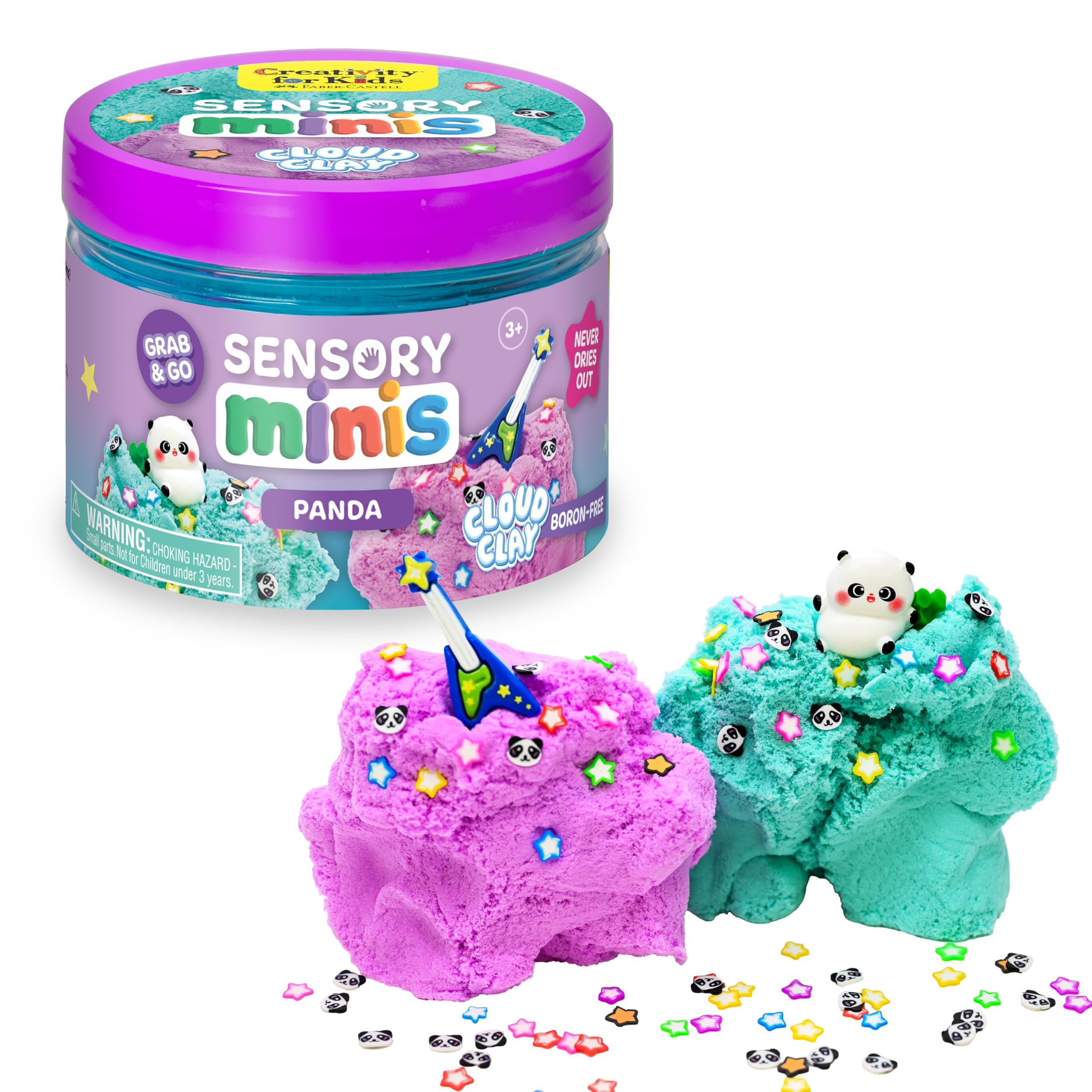 Amazon.com: Creativity for Kids Sensory Minis Panda Kit | Cloud
