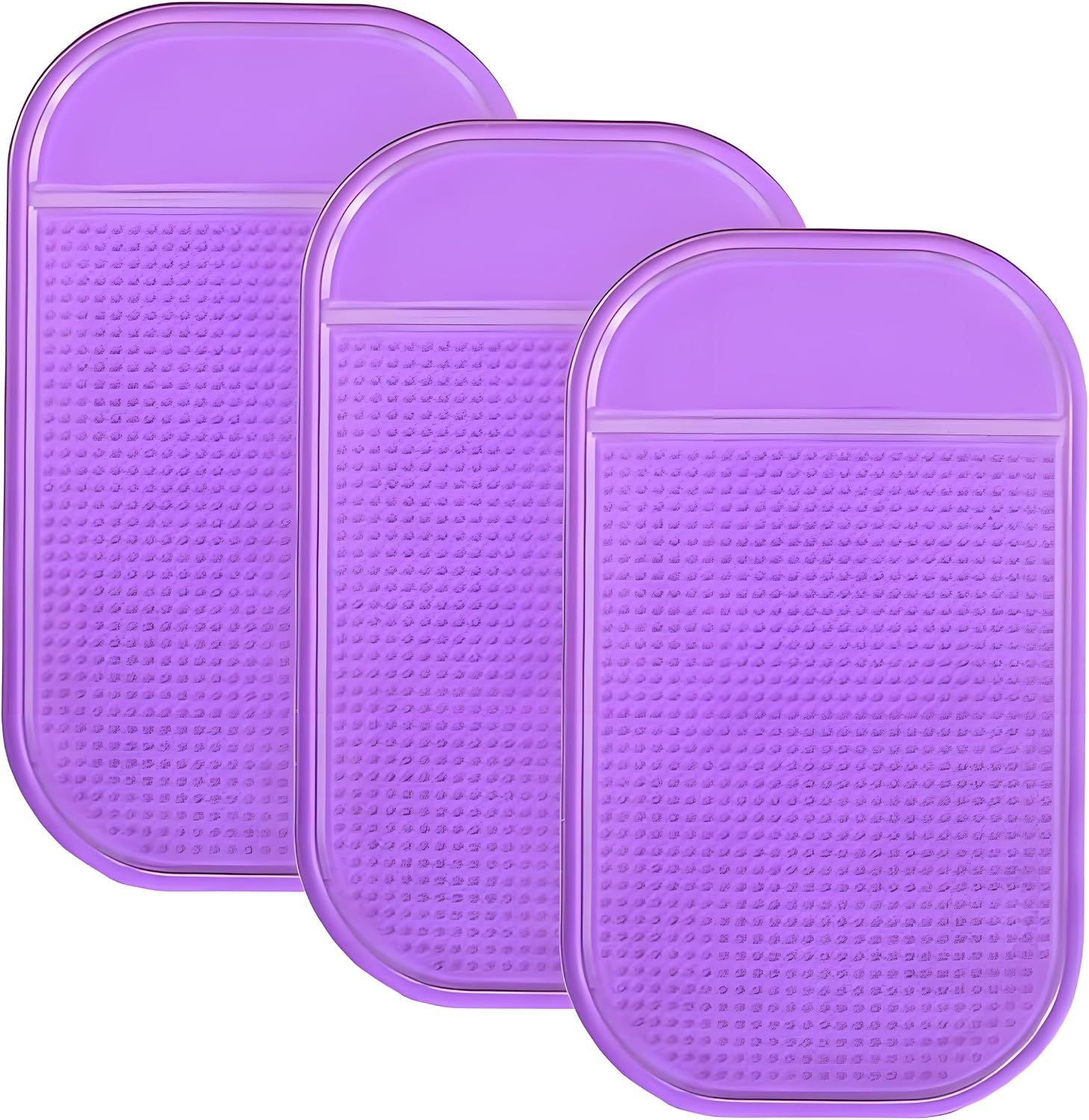 CXJINZE 3Pcs Purple Diamond Painting Antislip Silicone Mat Tools