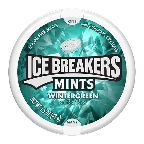 Vista 14 de ICE BREAKERS Menta sin azúcar, gaulteria de 1.5 onzas (paquete de 8) y rompehielos sin azúcar, menta fresca, 1.5 onzas (paquete de 8)