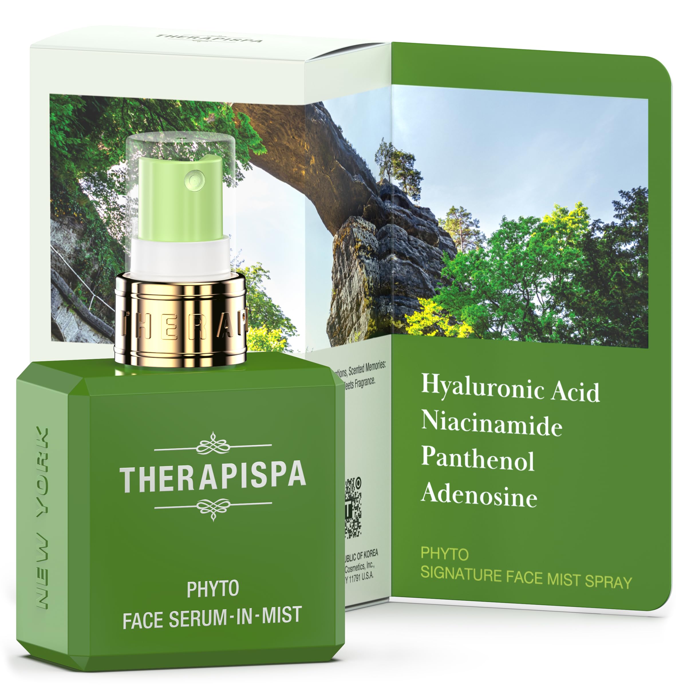 THERAPISPA Face Serum-In-Mist – Refreshing Face Mist & Spray Serum with Niacinamide, Panthenol & Hyaluronic Acid for Hydration, Balance & Skin