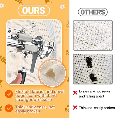 Miniatura 3 de Paño de acolchado grande de 80 x 40 pulgadas con líneas marcadas, tela de aguja de punzón de tela de monje primario para pistola de acolchado de