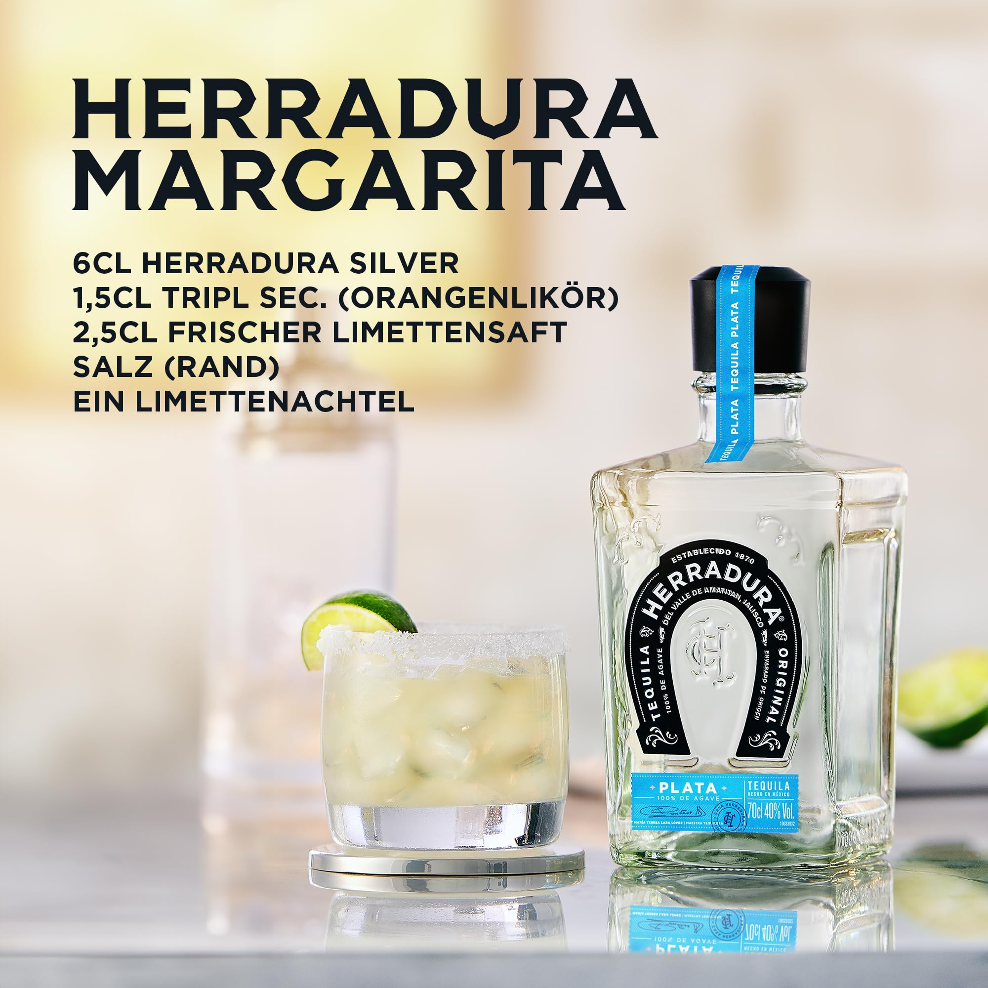 Tequila Herradura Plata 0.7L 40% Vol - Ultra Premium Tequila