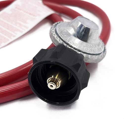 Miniatura 7 de HTTMT - Estufa portátil de gas de propano de 32,000 BTU Jumbo Super Supergas Camp Camping Tailgating [P/N:ET-COOK004-31A-IRONCAST]