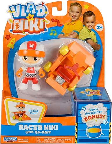 BANDAI Vlad & Niki Play P57556 - Figura de acción articulada con accesorios, multicolor