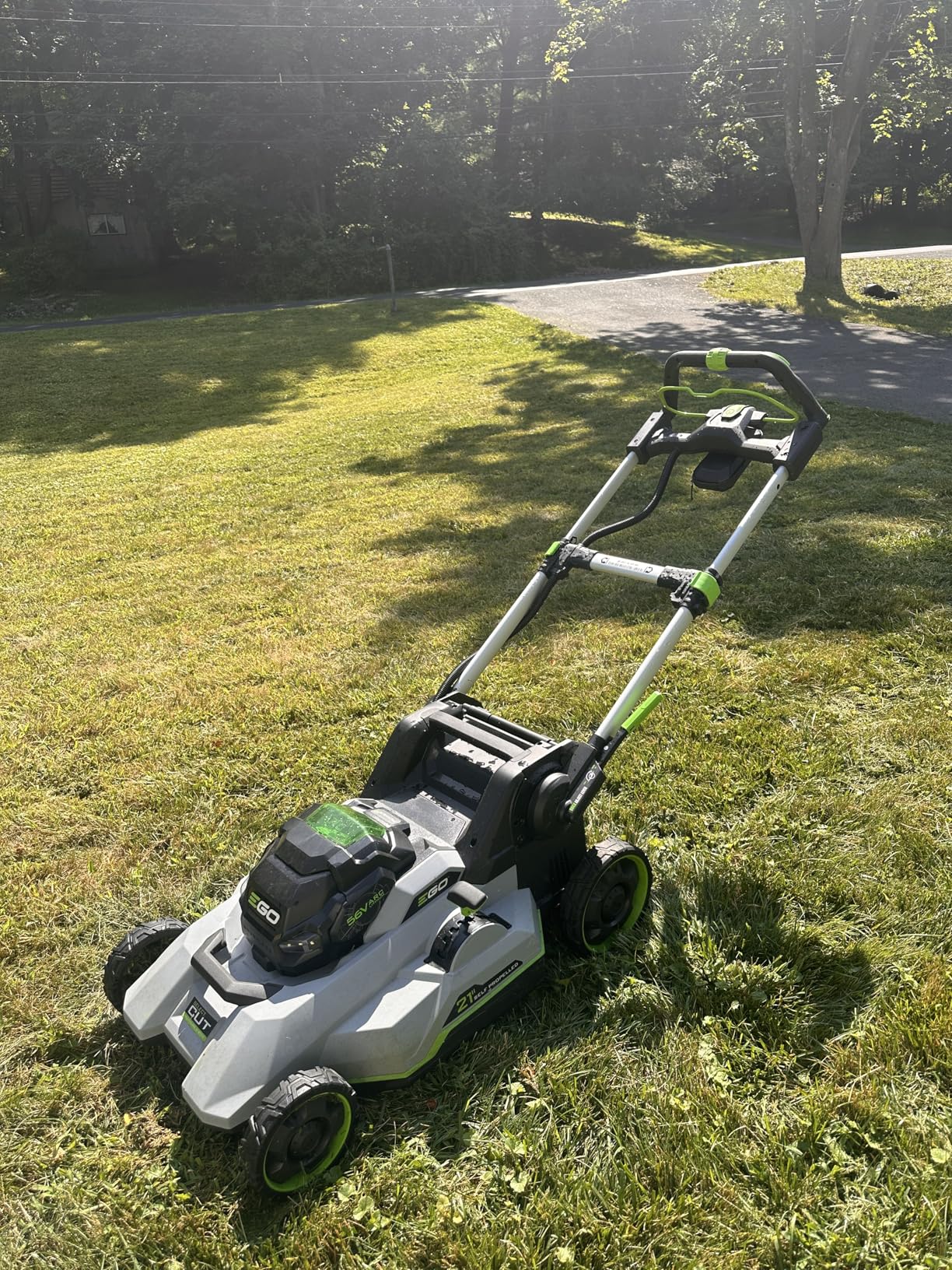 EGO Power+ LM2102SP Lawn Mower outdoors