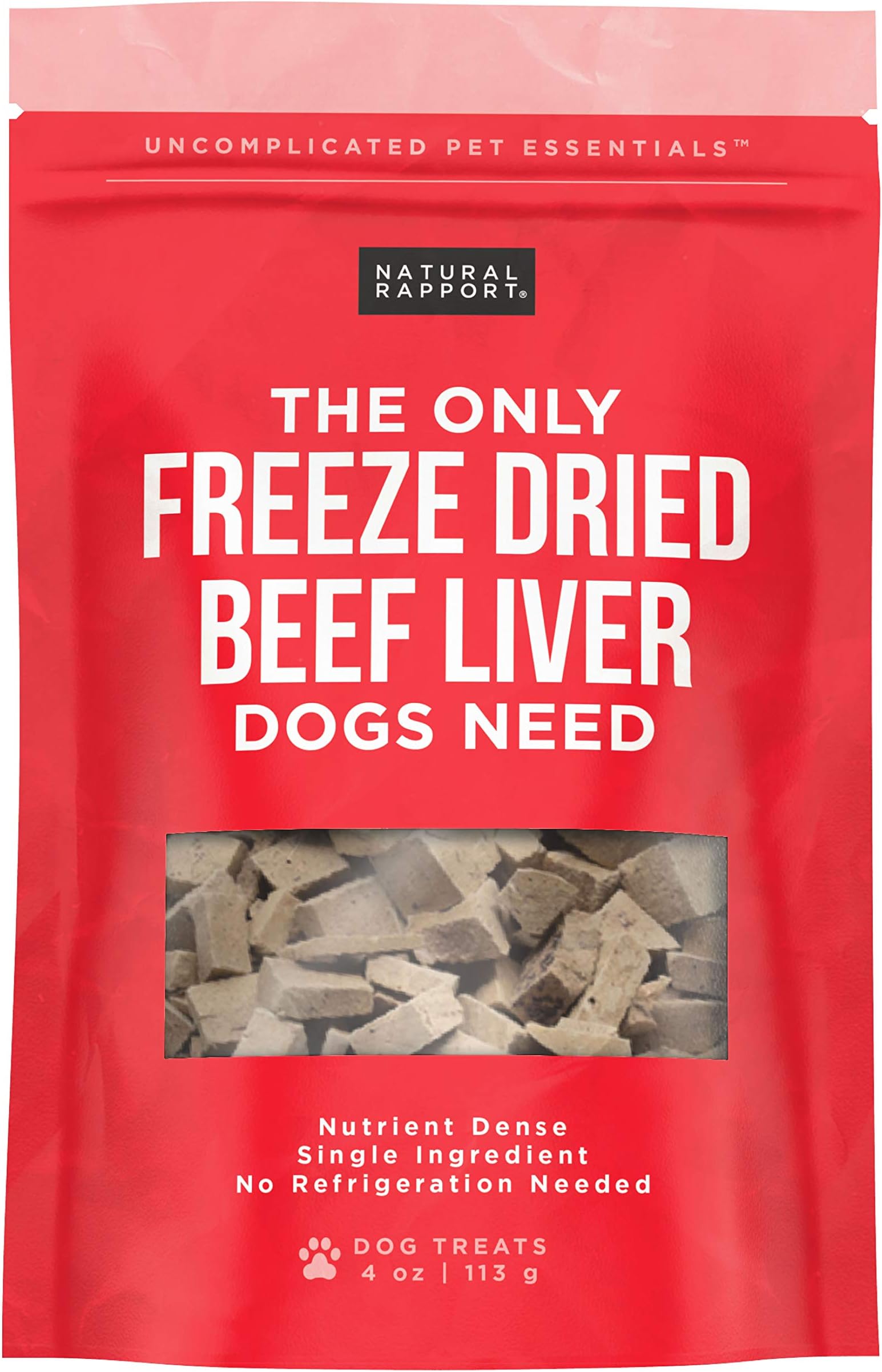 Simply Nourish Freeze Dried Grain Free Beef Liver Dog