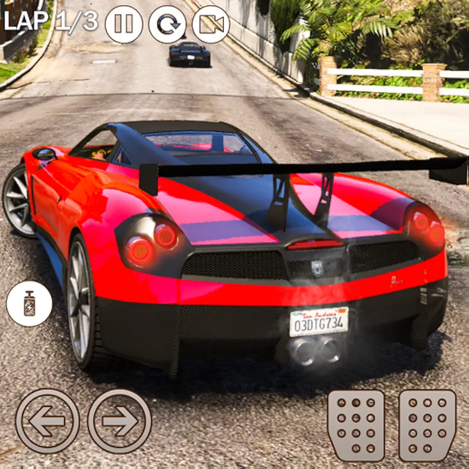 Jogo de corrida de carros reais jogos de condução de carros: simulador de carro de condução rápida final grand track turbo drift - jogos de carros de mundo aberto