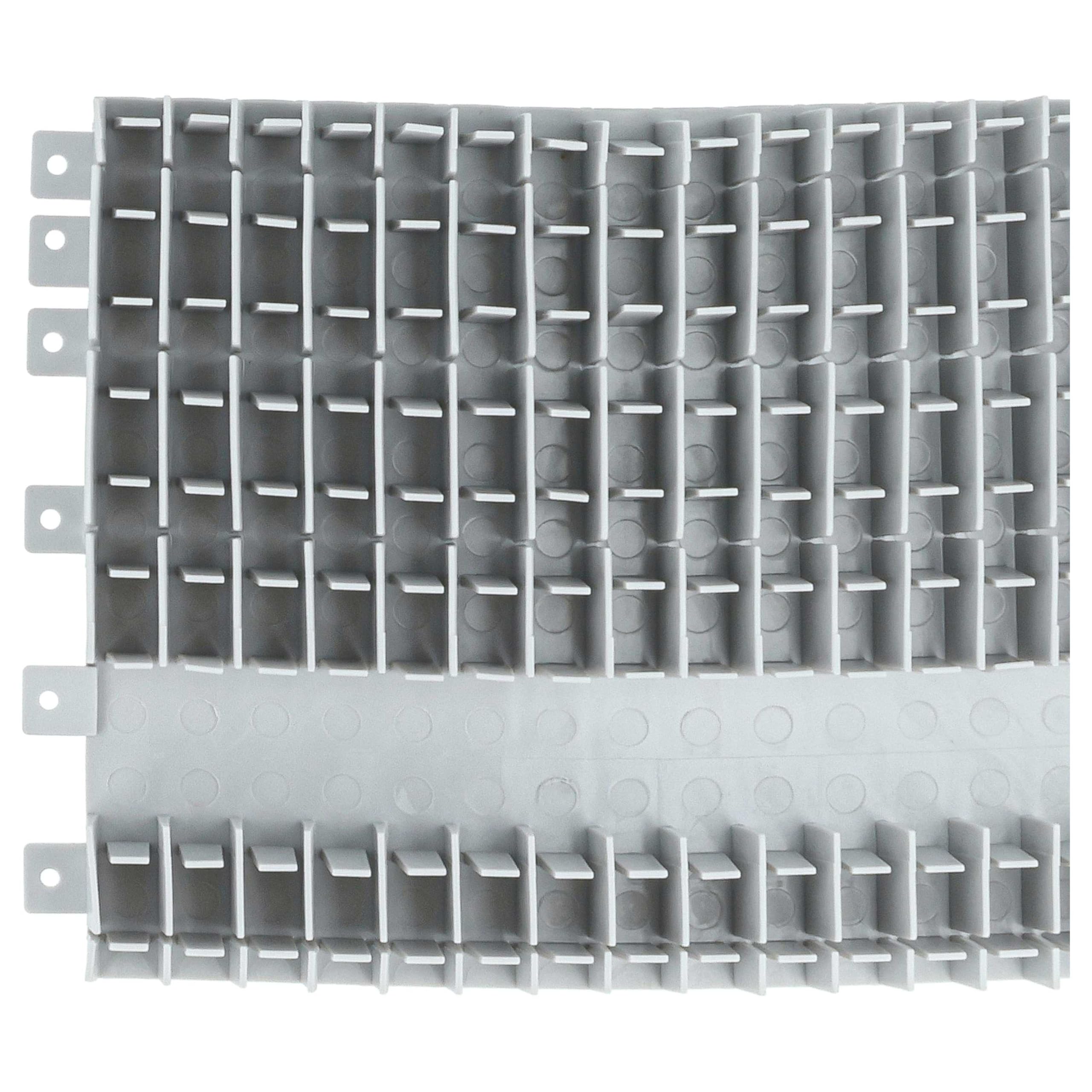 vhbw 4X Spazzola Compatibile con Dolphin SF 60 Robot aspiratore per Piscina | in PVC, 17,5 x 13 x 2 cm
