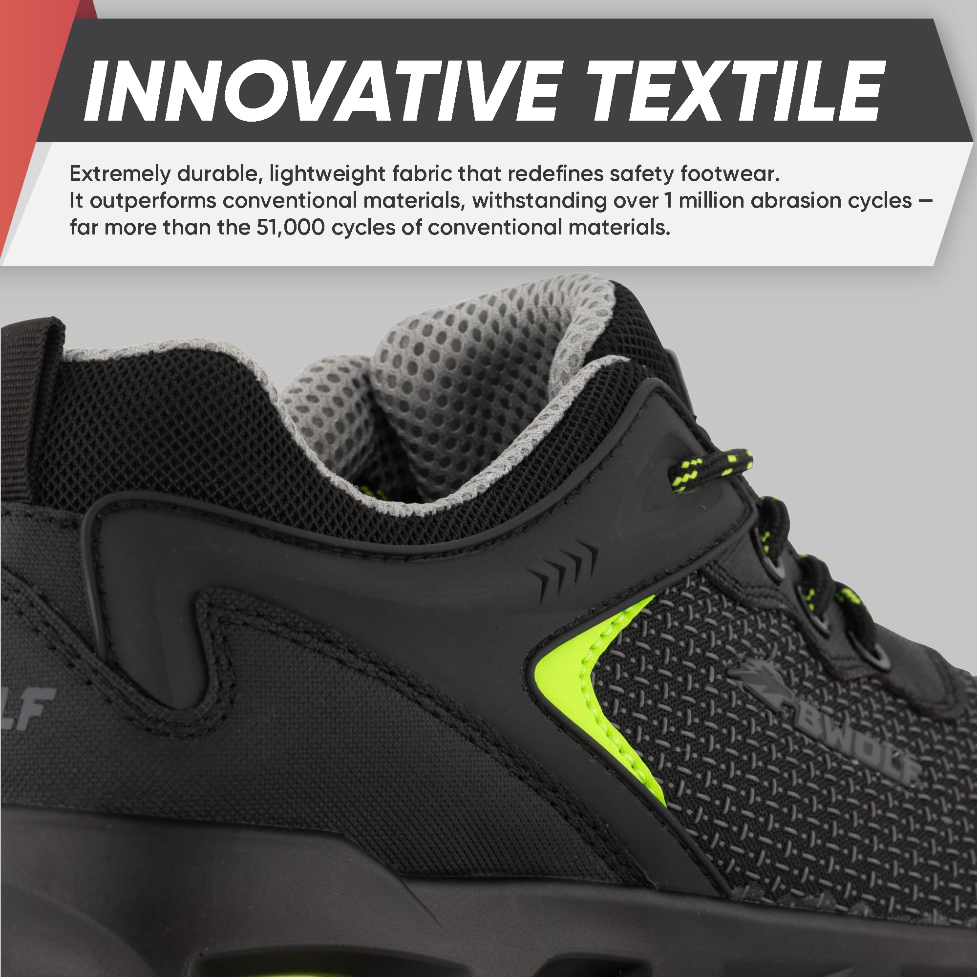 BWOLF Skyler S3S Arbeitsschuhe Herren S3S Sicherheitsschuhe Herren S3 PUTEK wasserdicht, rutschhemmend 4x4 Grip Tech, Ergo Sohlen (Schwarz, EU Schuhgrößensystem, Erwachsene, Numerisch, M, 40)