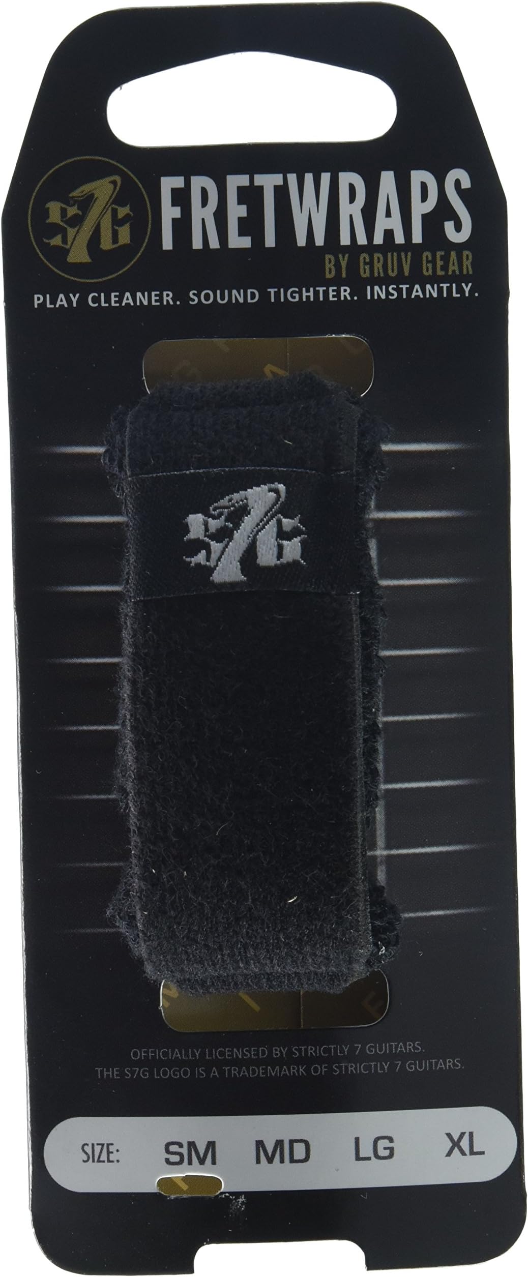 Gruv Gear S7G FretWraps String Muter 1-Pack (Black, Small) (FW-1PK-S7G-SM)