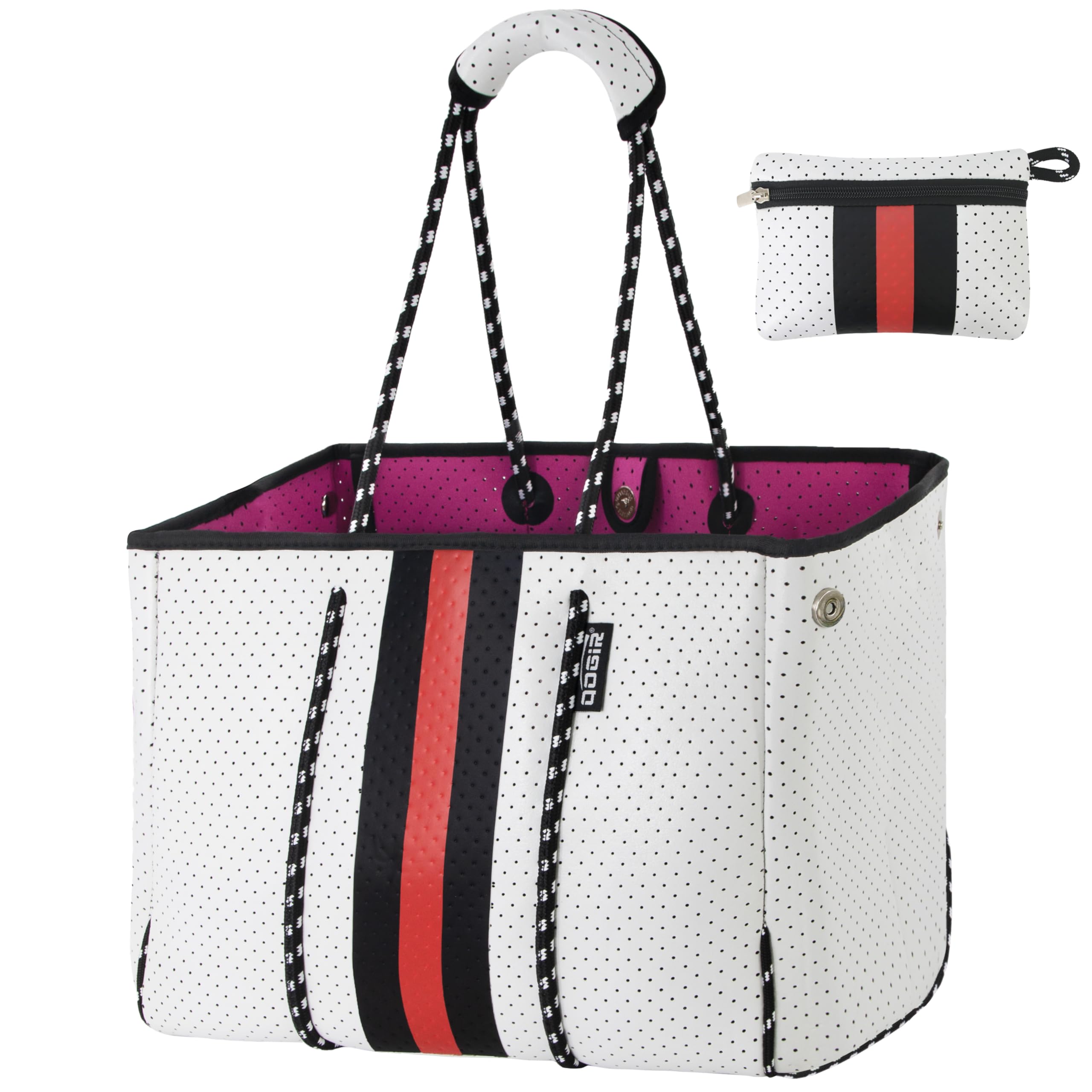 QOGiR Neoprene Multipurpose Beach Bag Tote with Inner Zipper Pocket … … … …