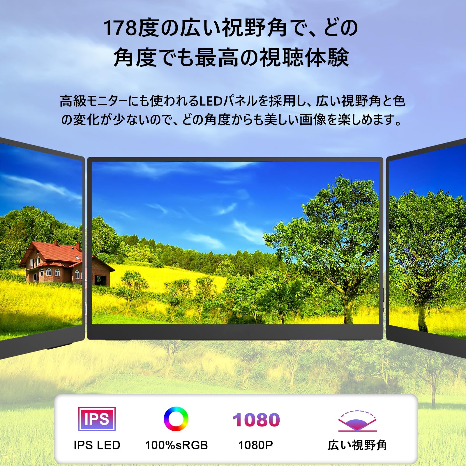Amazon.co.jp: 【10点タッチパネル】モバイルモニター 15.6インチ