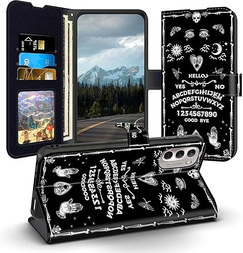 Funda de piel para Motorola Moto G Stylus 2022 4G, con tarjetero y tarjetero con bloqueo RFID, función atril de TPU para Moto G Stylus 2022 4G,