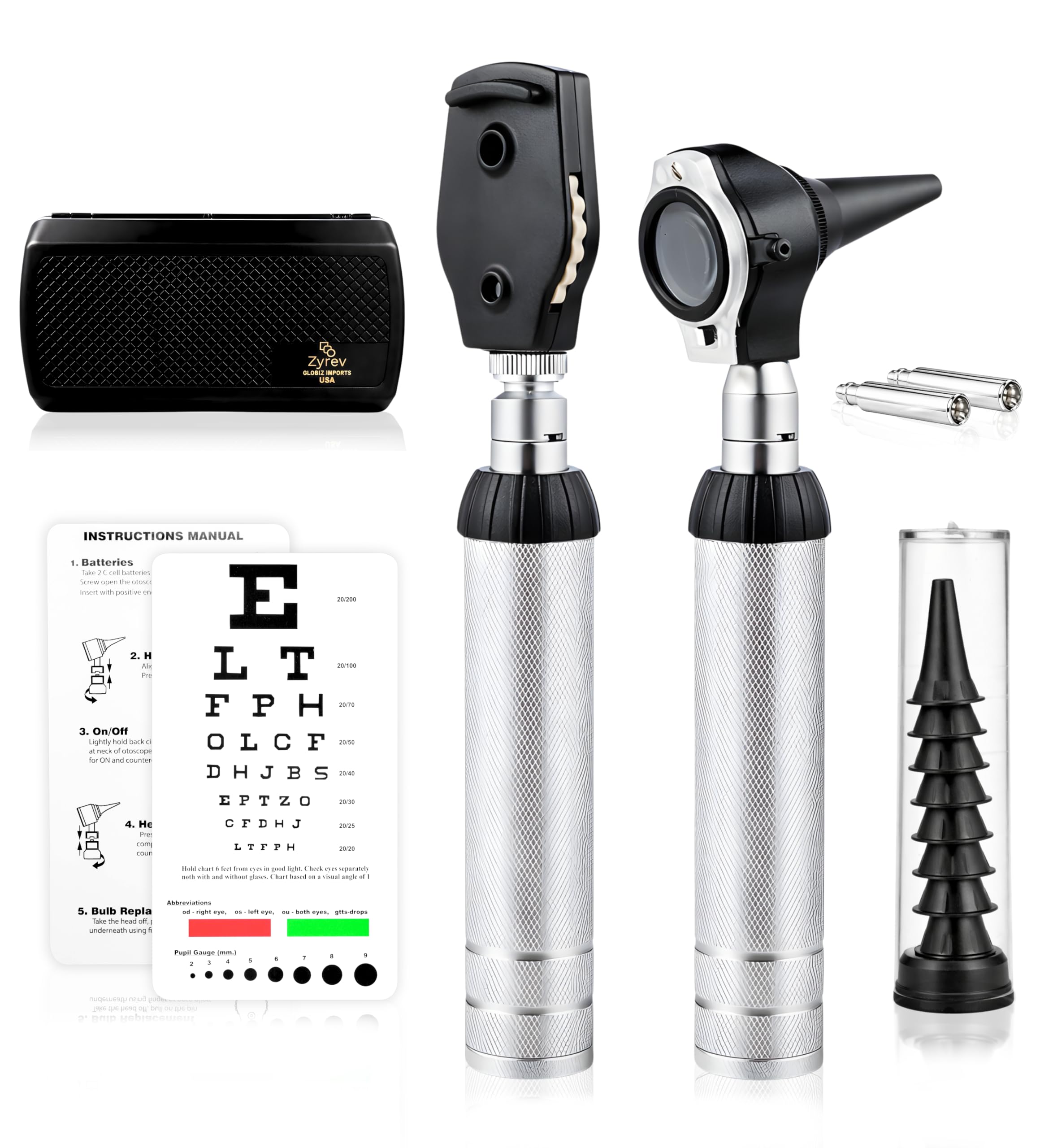 Amazon.com: Zyrev Otoscope Oph Multi-Function Set - Otoscope