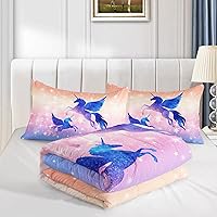 Vista 115 de Black Blue Butterfly Comforter Set for Girls Women,Boho Butterfly Sun and Moon Mandala Printed Bedding Set with 2 Pillowcases(Black Blue Twin)