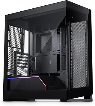 Phanteks NV5 MK2 Showcase Mid-Tower Chassis, Rear-Connect MB Support, Integrated D/A-RGB Lighting, Seamless Tempered Glass Design, 8X Fan Positions
