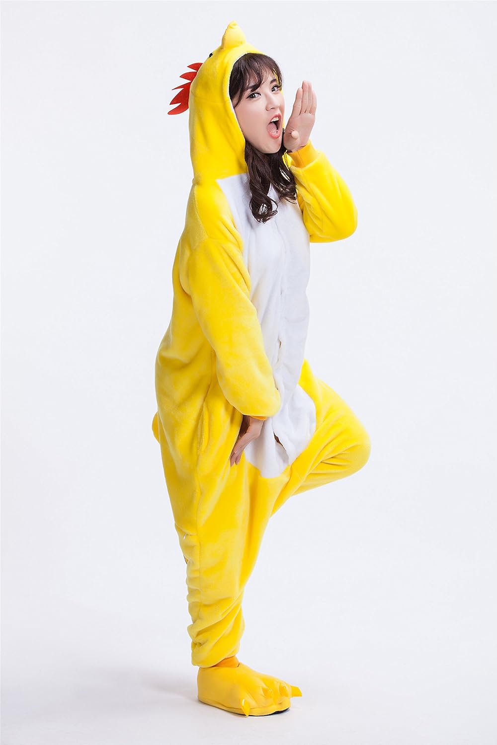 Adult Chicken Kigurumi Animal Costume Pajamas Homewear Lounge Wear - Image 7