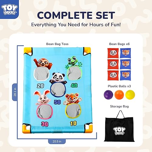 Miniatura 6 de TOY Life Bean Bag Toss Game, Carnival Party Games, Cornhole Set for Kids Outdoor Games, Outside Toys for Kids Ages 4-8, Yard Outdoor Toys for