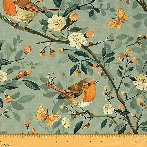 Miniatura 7 de The Yard - Tela de flores retro para decoración de habitaciones y tapicería de bricolaje de 1 yarda, 36 pulgadas de largo x 59 pulgadas de ancho