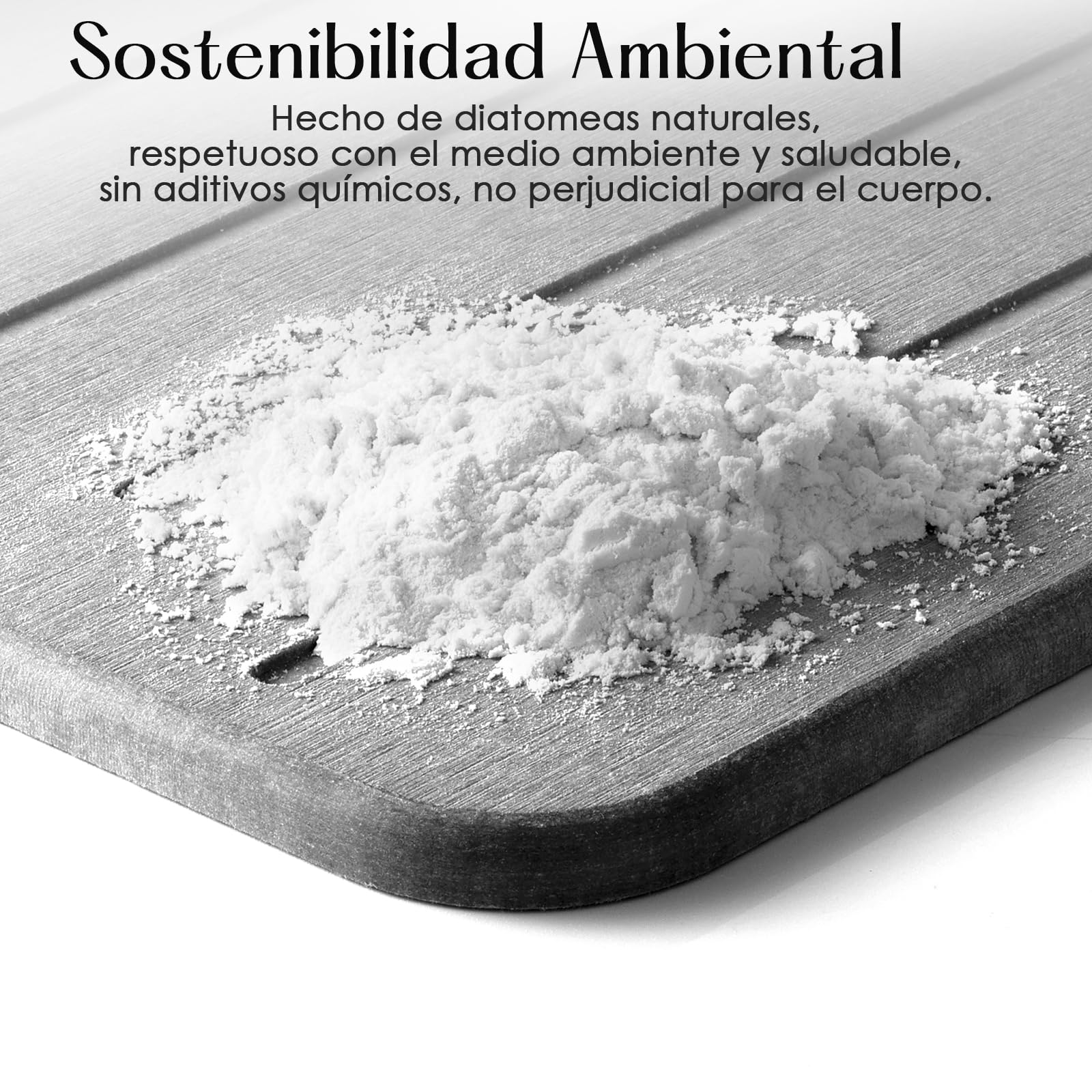 Alfombra de piedra de secado rápido, antideslizante con diatomita