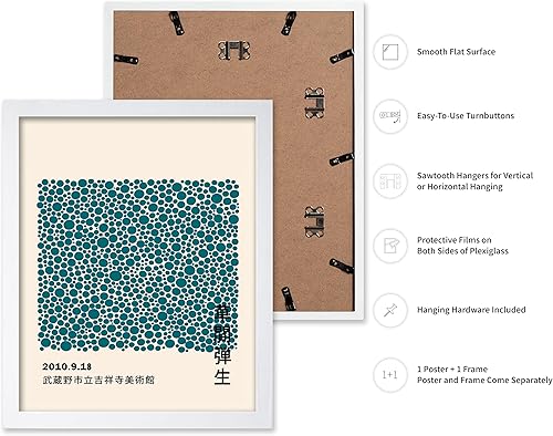 Miniatura 2 de Monem Art - Póster vintage de Kusama  Impresión retro Pop Art  Regalo para artistas, amigos, puntos infinitos, japonés, lunares, moderno, abstracto,