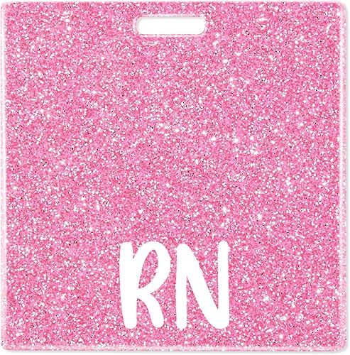 Plifal RN Badge Buddy Tarjetero Enfermería Accesorios de Enfermería Registrada Enfermera Horizontal Identificación Nombre Etiquetas Hospital Trabajo