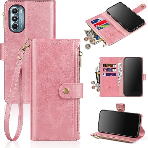 Antsturdy Motorola Moto G Stylus 5G 2022 Funda tipo cartera con tarjetero para mujeres y hombres, funda para teléfono Moto G Stylus 5G 2022 con